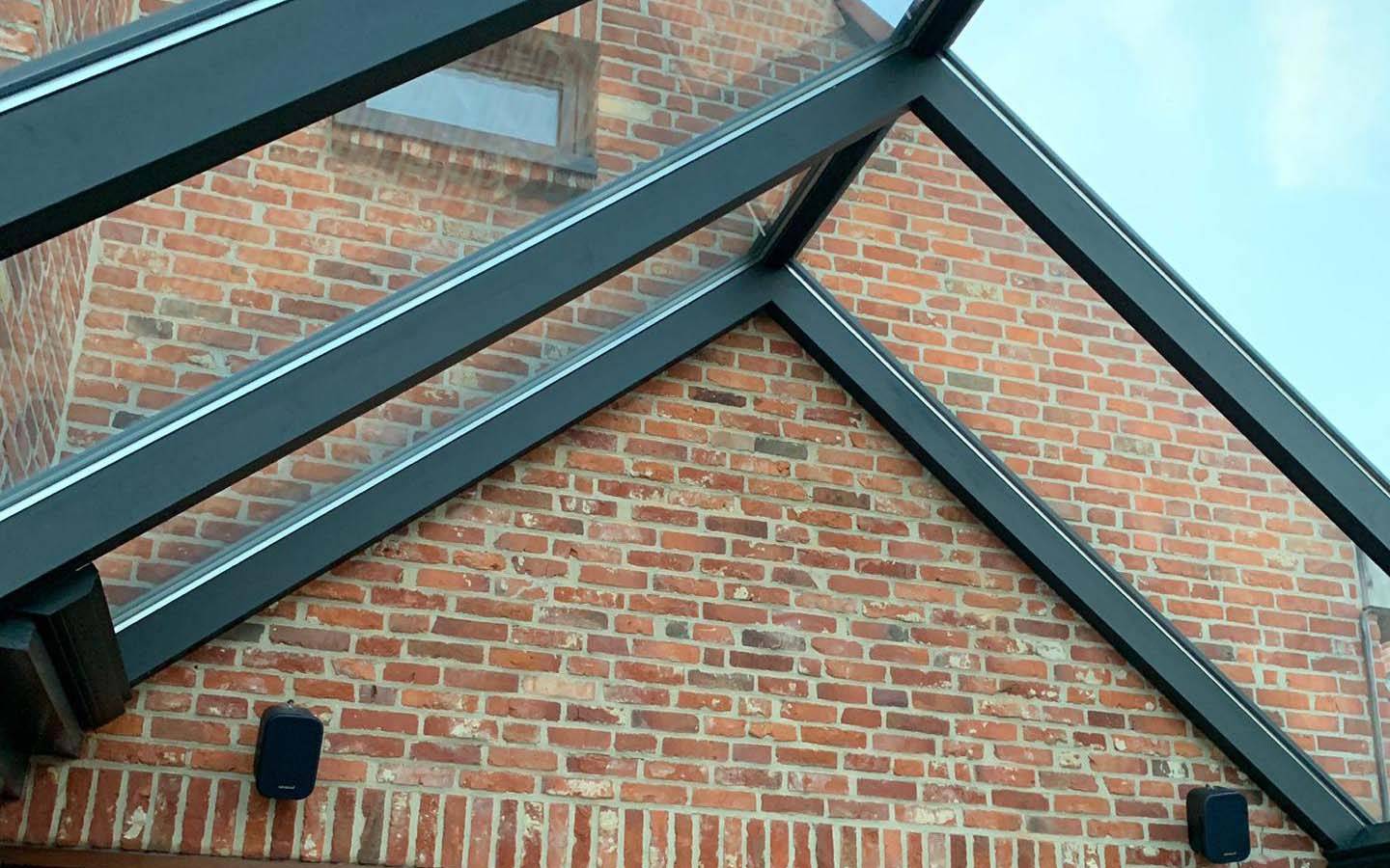 Veranda met zadeldak
