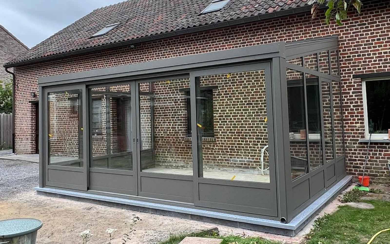 Veranda met hoogrendementbeglazing