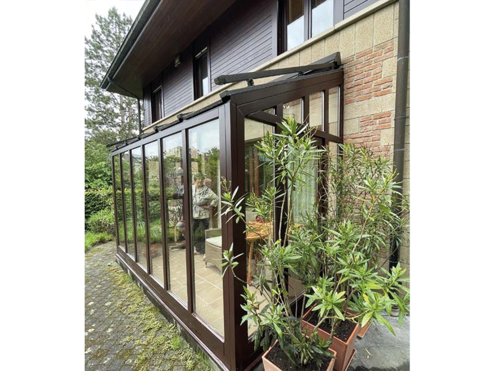 Vervangen van houten veranda